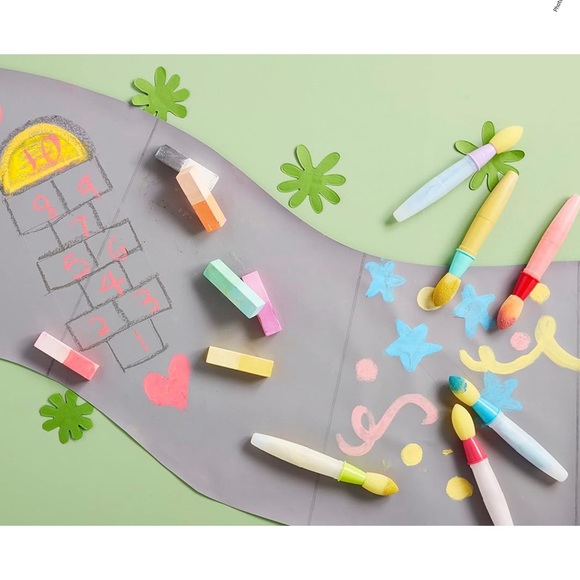 NEW Lanard Jumbo Side Walk Chalk Paint 3 Marker Set - Picture 4 of 5